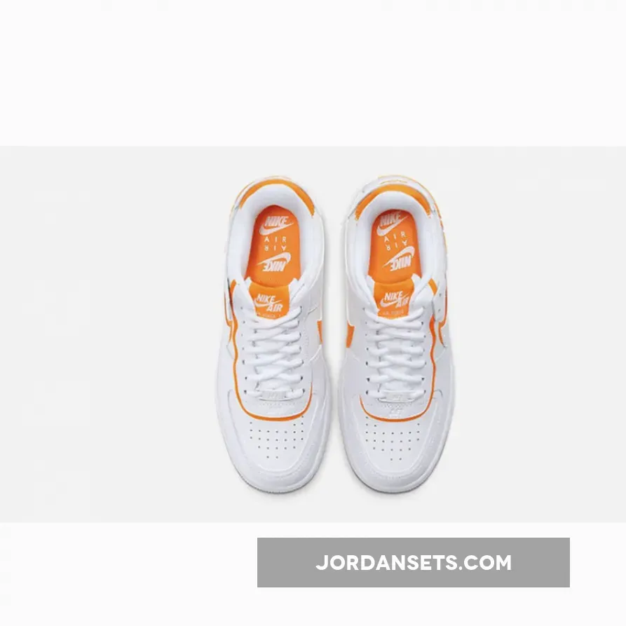 Nike Air Force 1 Shadow White/Total Orange