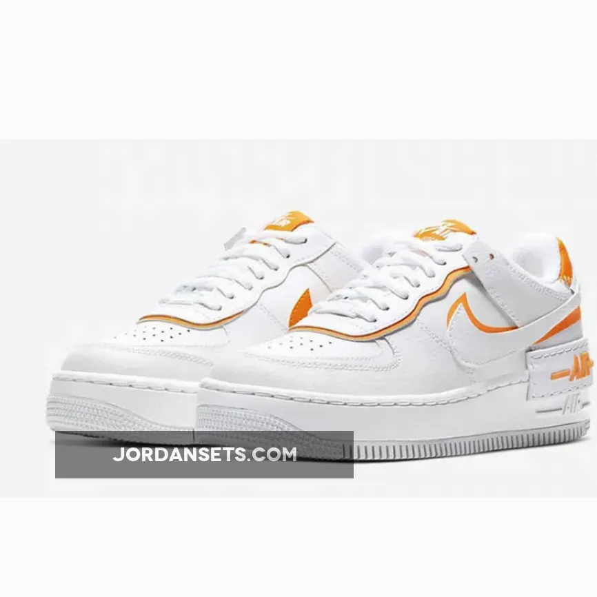 Nike Air Force 1 Shadow White/Total Orange