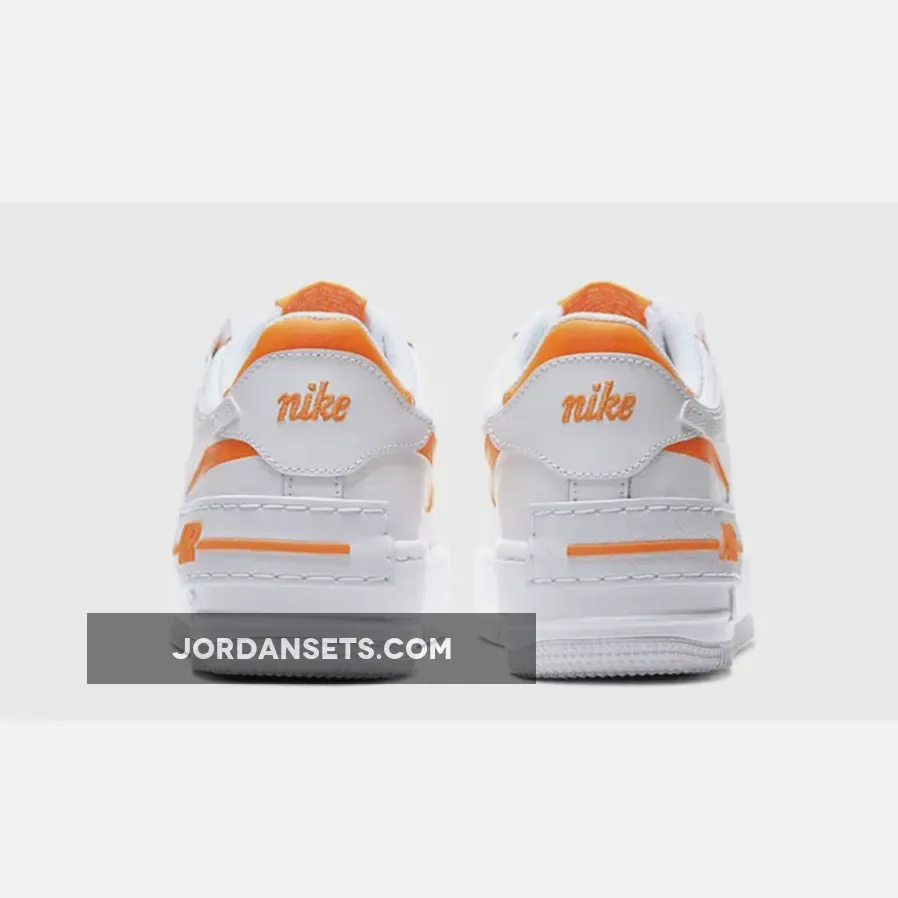 Nike Air Force 1 Shadow White/Total Orange