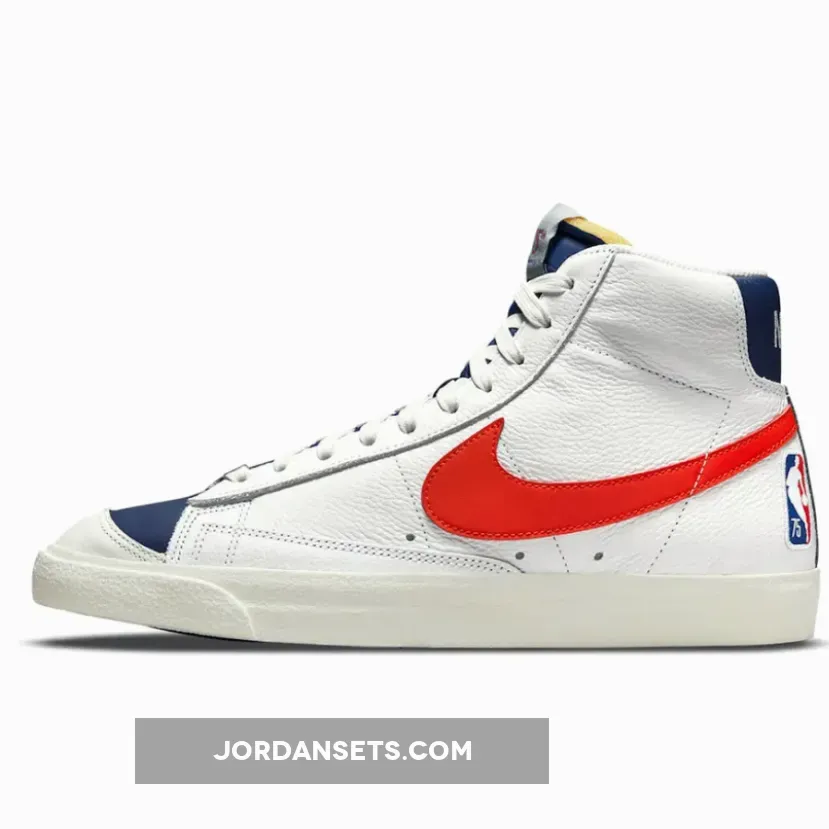 NBA x Nike Blazer Mid '77 EMB 'Knicks' DD8025-100 - nike blazer mid 77 emb
