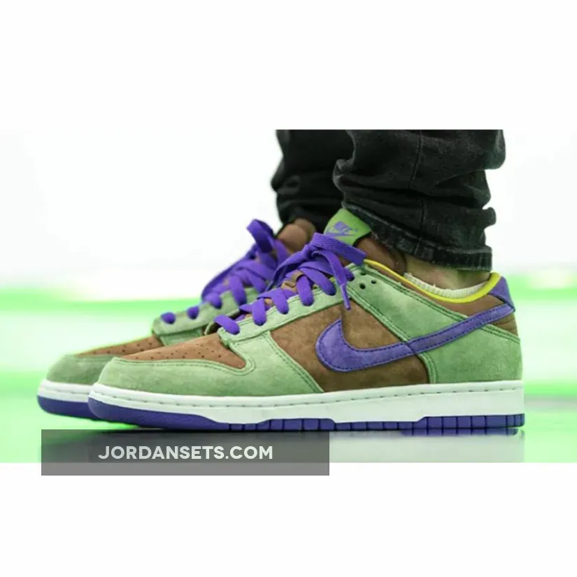 Nike SB Dunk Low SP Veneer DA1469-200 / nike dunk low green purple