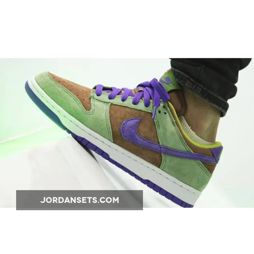 Nike SB Dunk Low SP Veneer DA1469-200 / nike dunk low green purple