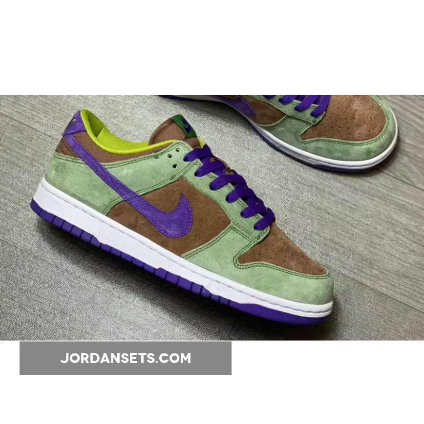 Nike SB Dunk Low SP Veneer DA1469-200 / nike dunk low green purple