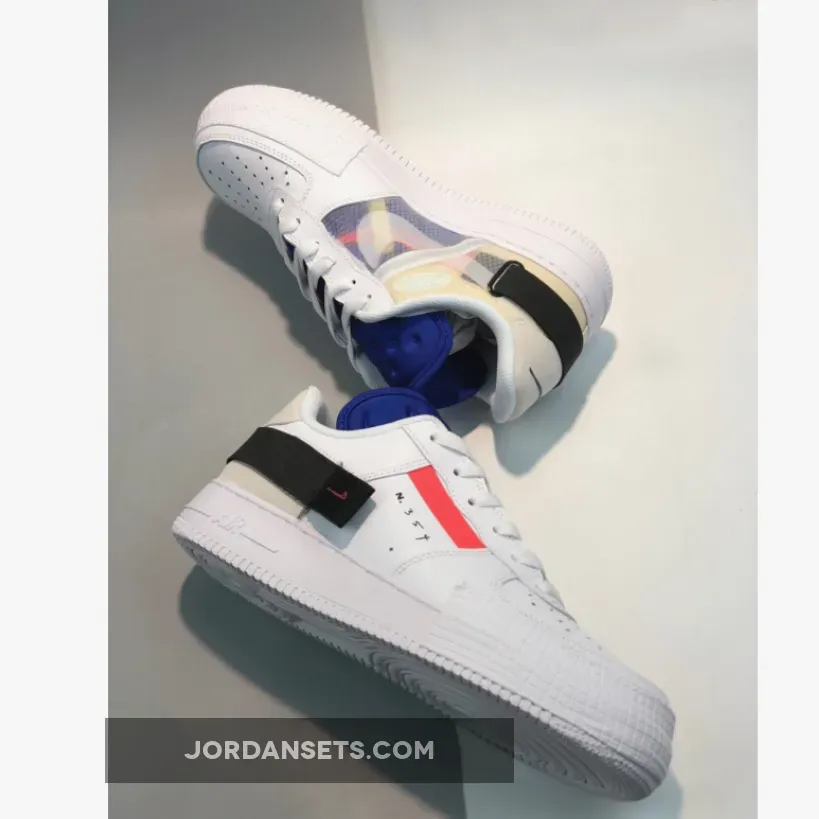 Air Force Type / Nike Air Force 1 Low Type Summit White/Red Orbit-Black CI0054-100