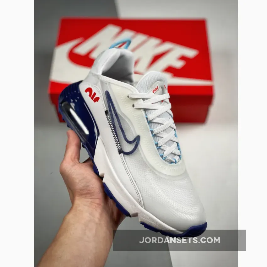 Nike Air Max 2090 White Navy Red / Air Max 90 White Red Navy DM2823-100