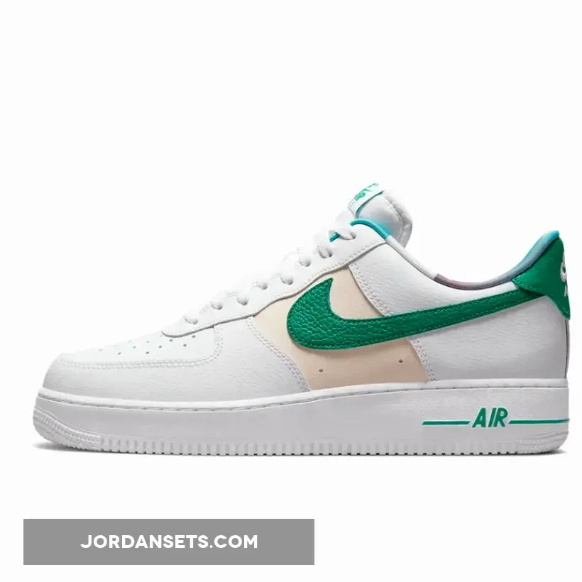 Nike Air Force 1 Low EMB White/Malachite-Pearl White DM0109-100 air force lvl 8