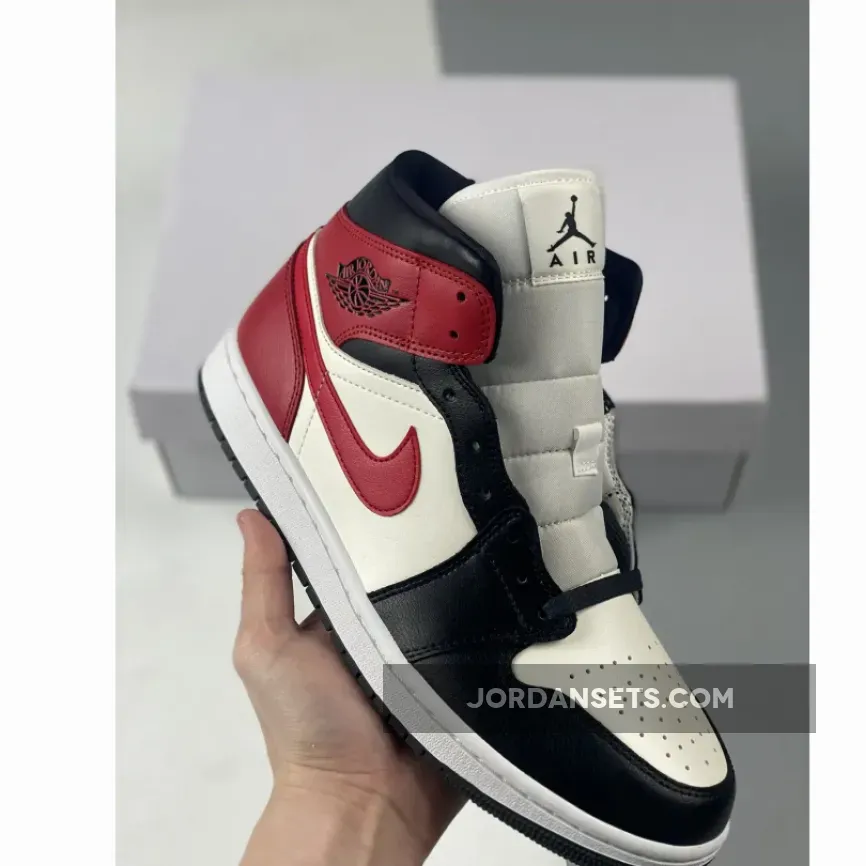 Air Jordan 1 Mid Black Toe | OVO GYM BQ6472-160