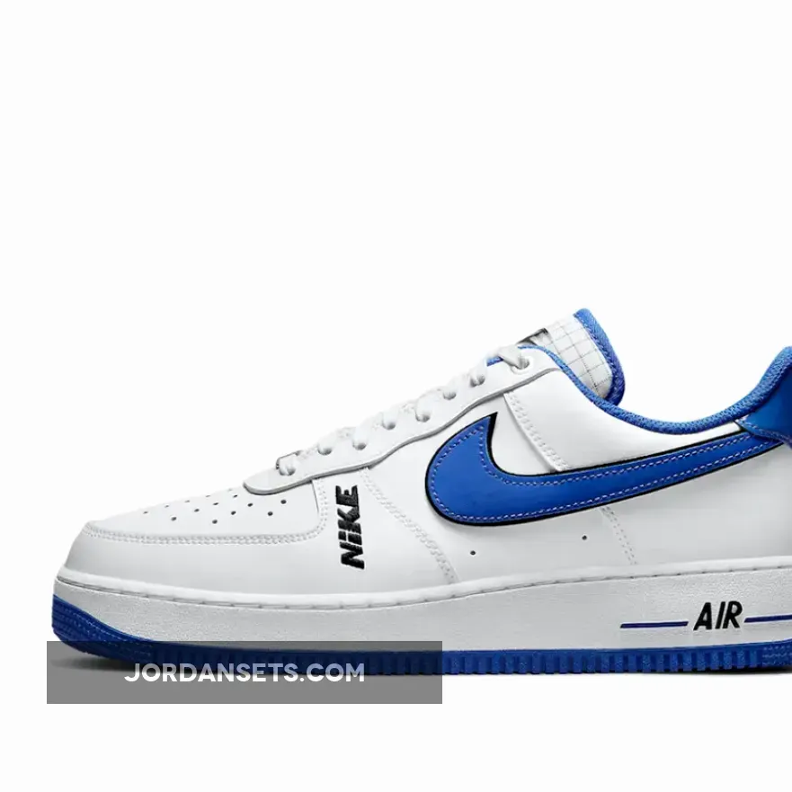 Nike Air Force 1 Low White Royal - royal blue nike