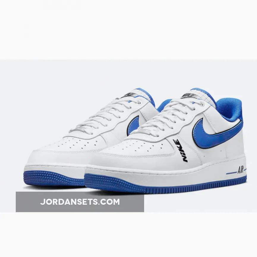 Nike Air Force 1 Low White Royal - royal blue nike