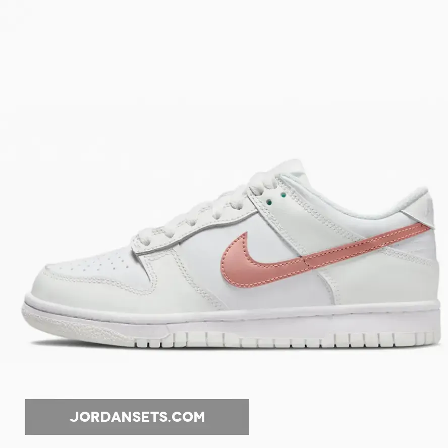 Nike Dunk Low GS White Pink DH9765-100 / pink and white dubks