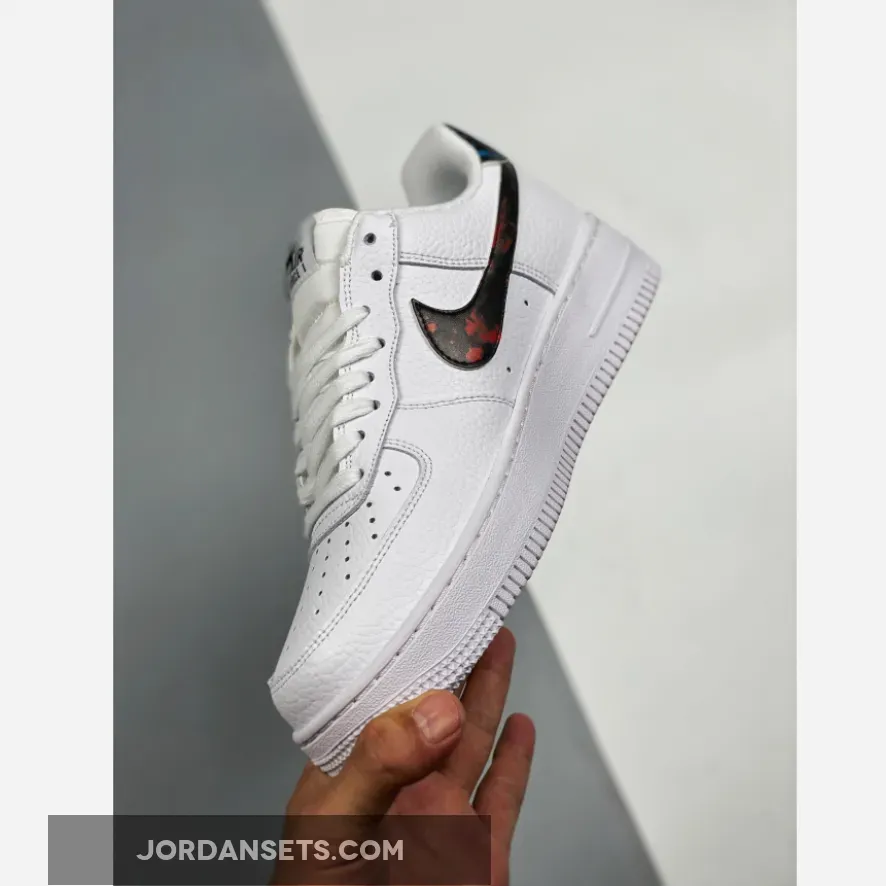 Nike Air Force 1 Low Tie Dye White/Bright Crimson-Laser Blue-Black