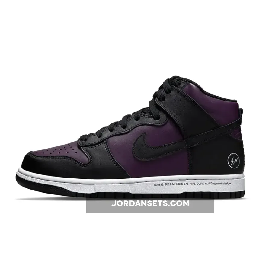 fragment design x Nike Dunk High City Pack Beijing Wine Black DJ0382-600 - blanc noir sale