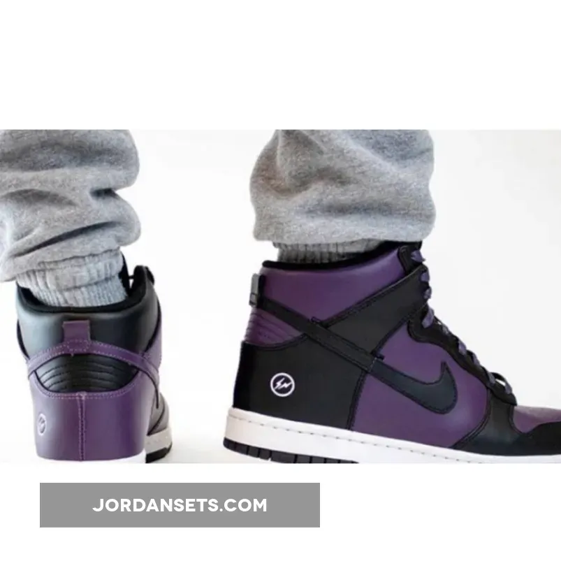 fragment design x Nike Dunk High City Pack Beijing Wine Black DJ0382-600 - blanc noir sale