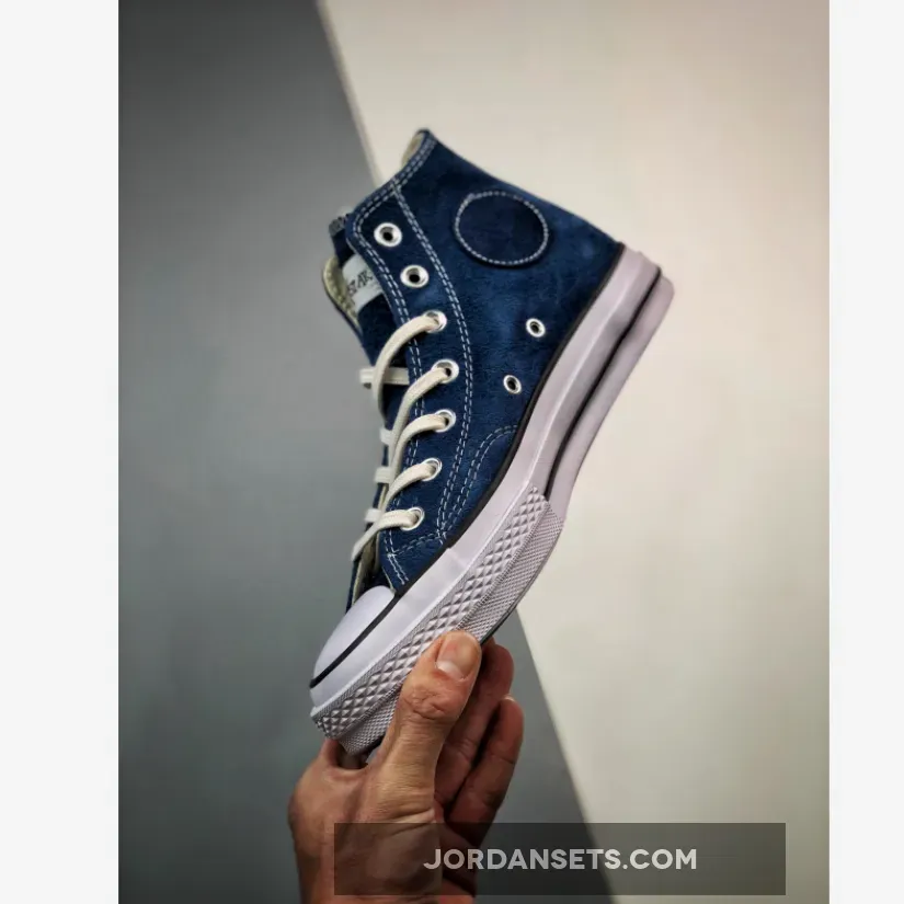 Stussy x Converse Chuck 70 High 8 Ball Navy A03711C stussy x converse 2022