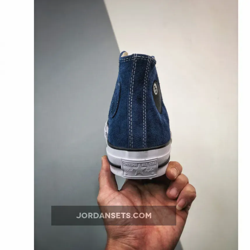 Stussy x Converse Chuck 70 High 8 Ball Navy A03711C stussy x converse 2022