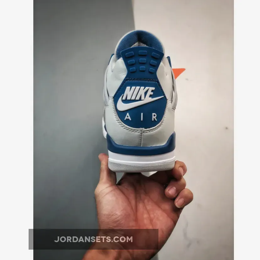 Air Jordan 4 Off-White/Military Blue-Neutral Grey Restock Air Jordan 4 Off-White/Military Blue-Neutral Grey Restock
