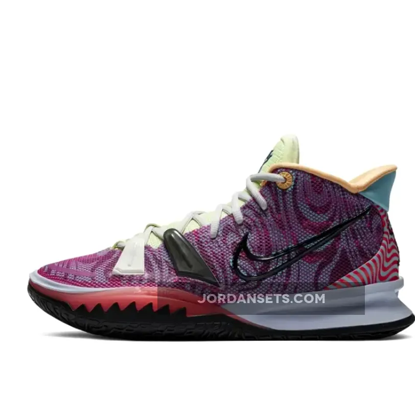 Nike Kyrie 7 "Creator" Active Fuchsia/Black/Ghost/Multi-Color DC0588-601