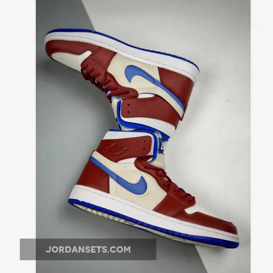 Air Jordan 1 Zoom CMFT 'Team Red' , Jordan 1 Zoom Sail CT0979-104