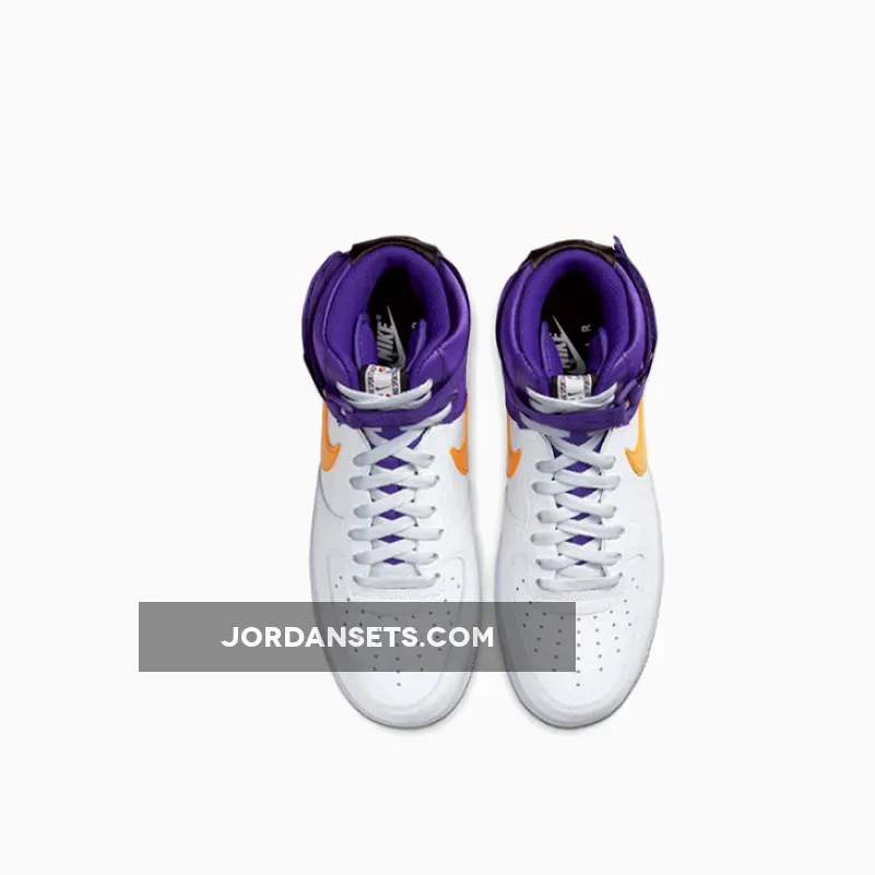 NBA x Nike Air Force 1 High 'Lakers' - nike air force 1 '07 lv8 high nba lakers