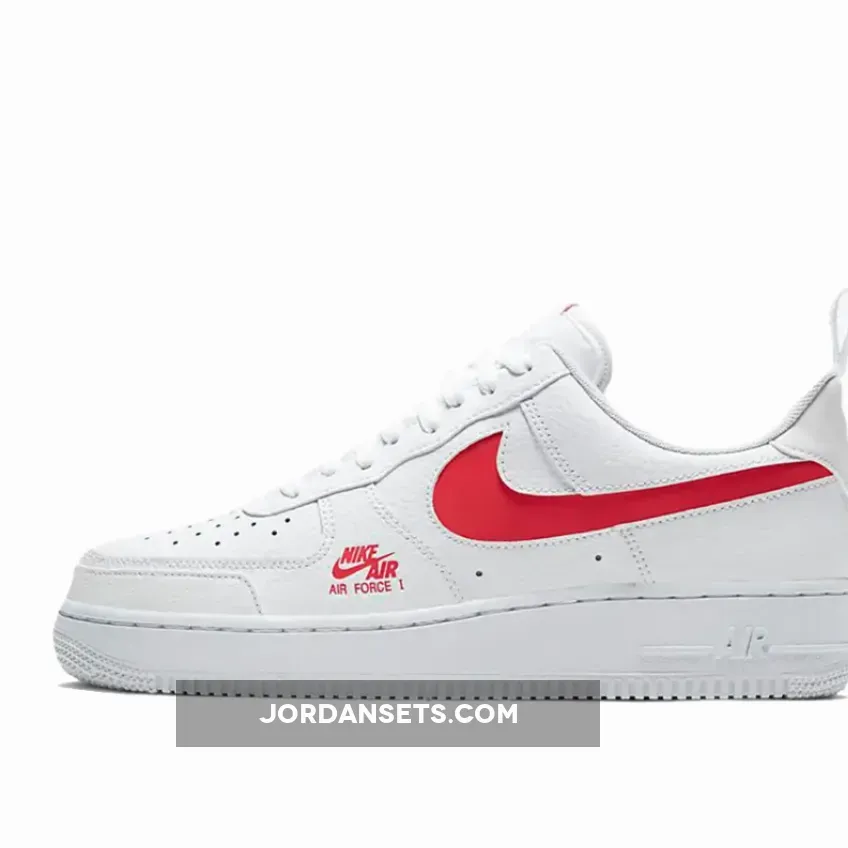Nike Air Force 1 LV8 Utility White Red CW7579-101 #af1 utility red