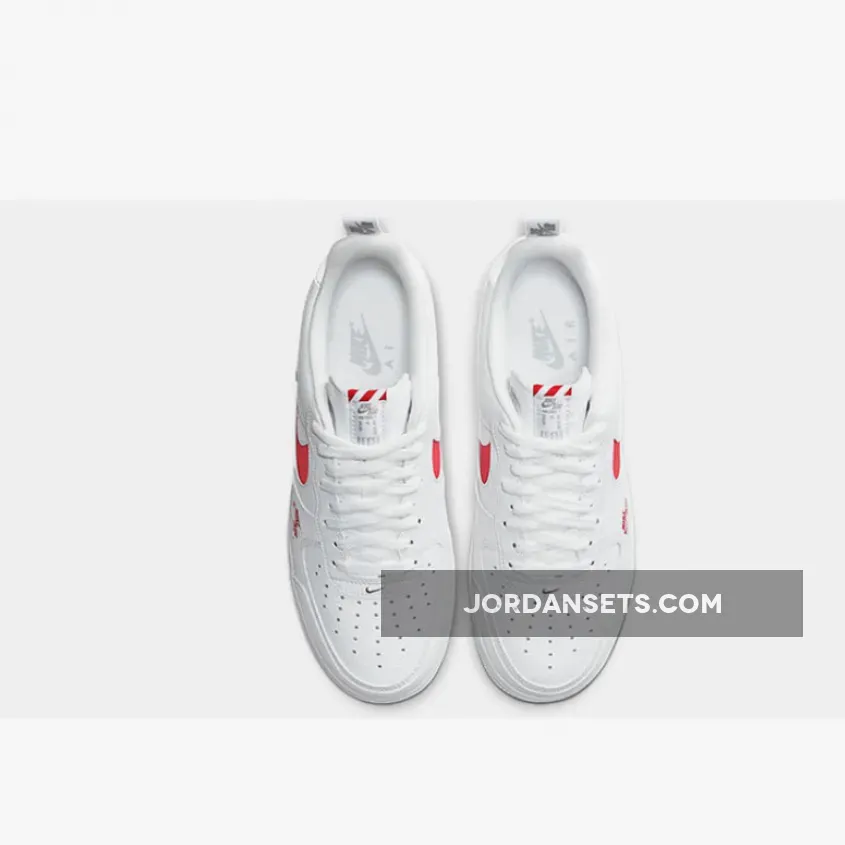 Nike Air Force 1 LV8 Utility White Red CW7579-101 #af1 utility red