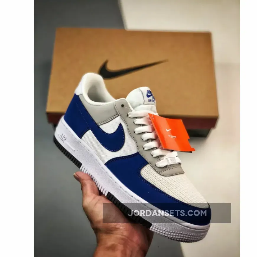 Nike Air Force 1 Low "Timeless" White/Game Royal-Neutral Grey