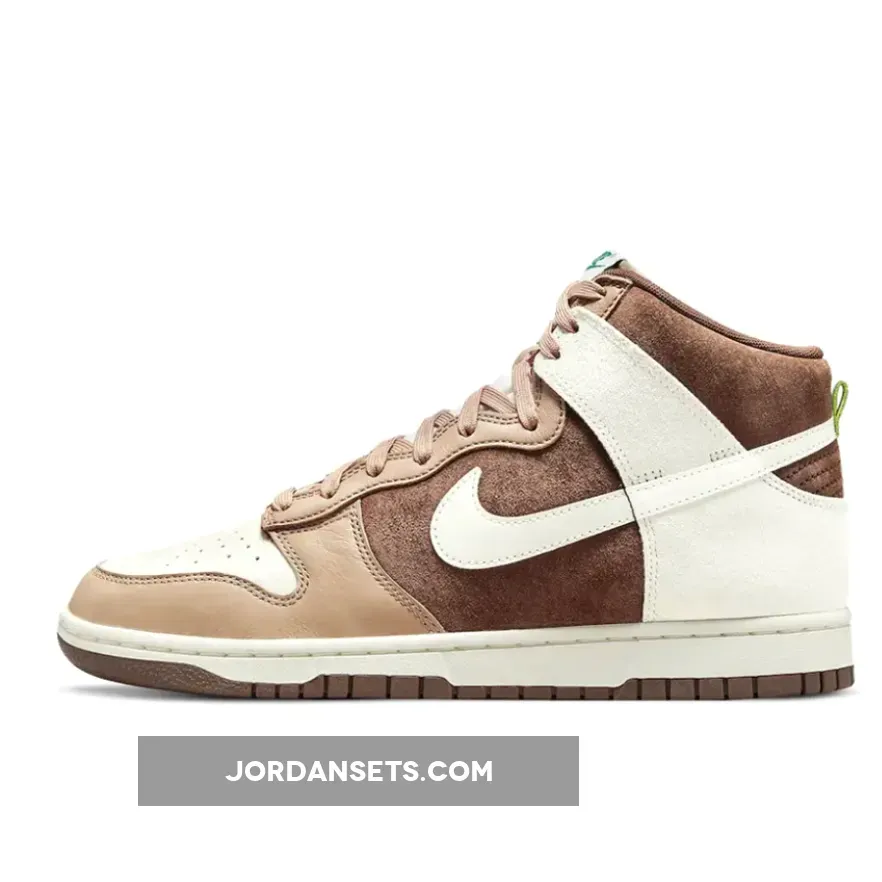 Nike Dunk High Light Chocolate #chocolate nike dunks