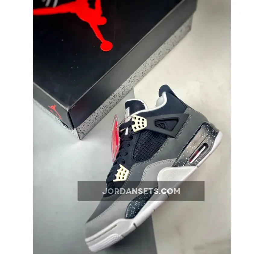 Air Jordan 4 Retro "Fear" Black/White-Cool Grey-Pure Platinum Air Jordan 4 Retro "Fear" Black/White-Cool Grey-Pure Platinum