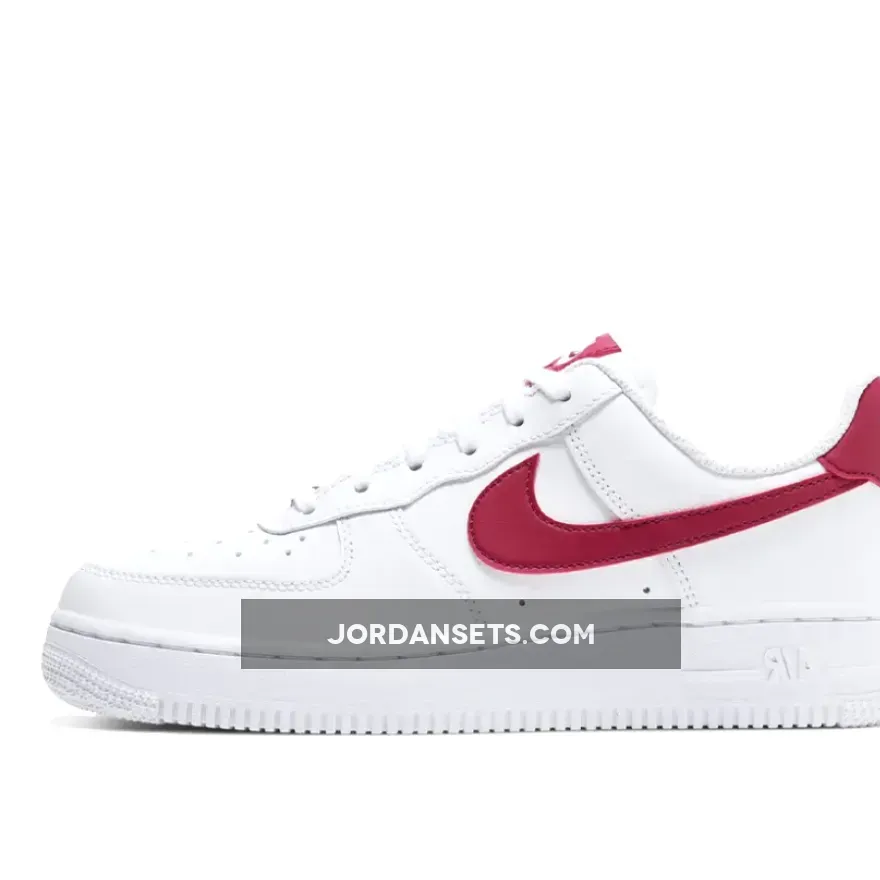 Nike Air Force 1 '07 'White Noble Red' - nike air forces red