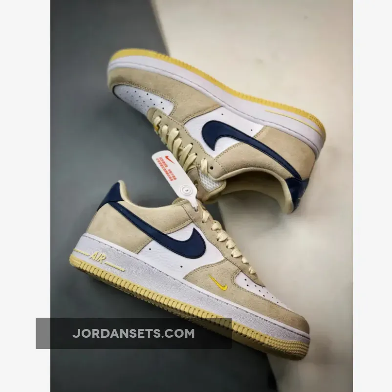 Nike Air Force 1 Low White Navy Gold FV6332-100 Nike Air Force 1 Low White Navy Gold FV6332-100