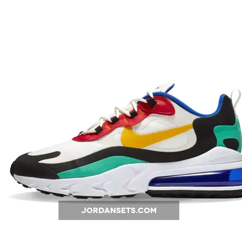 Nike Air Max 270 React 'Bauhaus' Phantom/Gold-Red / air max 270 react multi-color