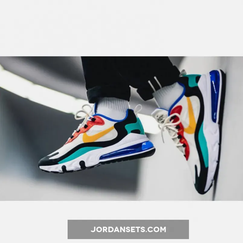 Nike Air Max 270 React 'Bauhaus' Phantom/Gold-Red / air max 270 react multi-color
