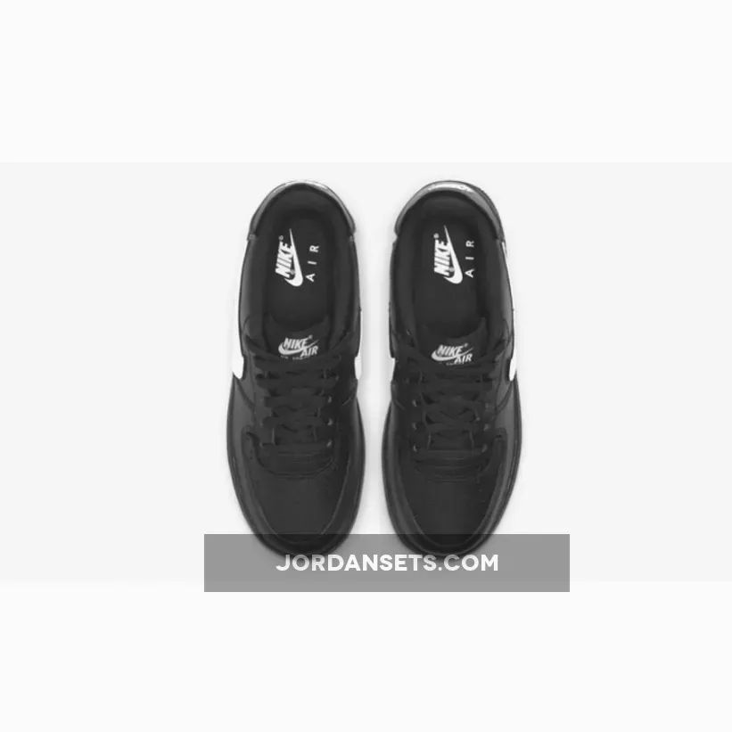 Nike Air Force 1/1 GS Black White For Womens DB2812-001 For Sale