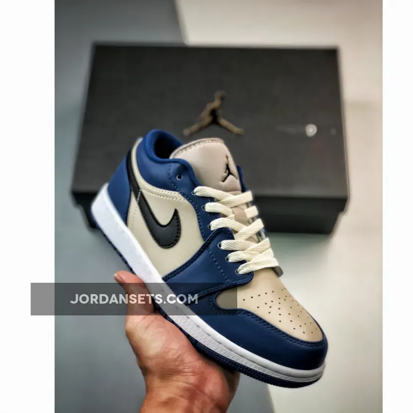 Air Jordan 1 Low 'Georgetown' Navy Grey DC0774-402 / nike georgetown sneakers
