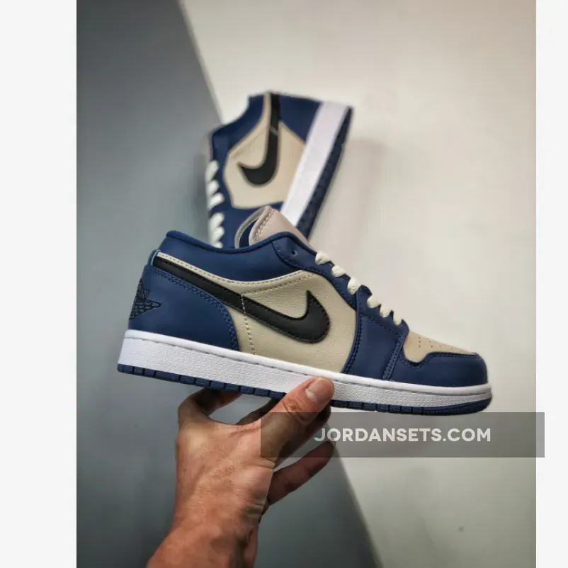 Air Jordan 1 Low 'Georgetown' Navy Grey DC0774-402 / nike georgetown sneakers