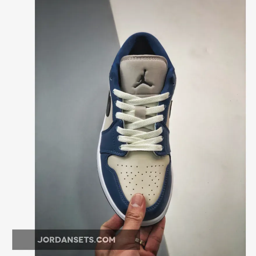 Air Jordan 1 Low 'Georgetown' Navy Grey DC0774-402 / nike georgetown sneakers