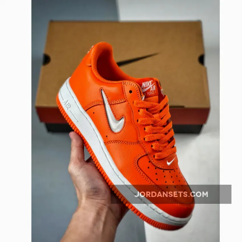 Nike Air Force 1 Low "Orange Jewel" Safety Orange/White