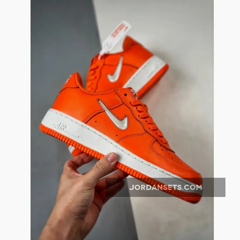 Nike Air Force 1 Low "Orange Jewel" Safety Orange/White Nike Air Force 1 Low "Orange Jewel" Safety Orange/White