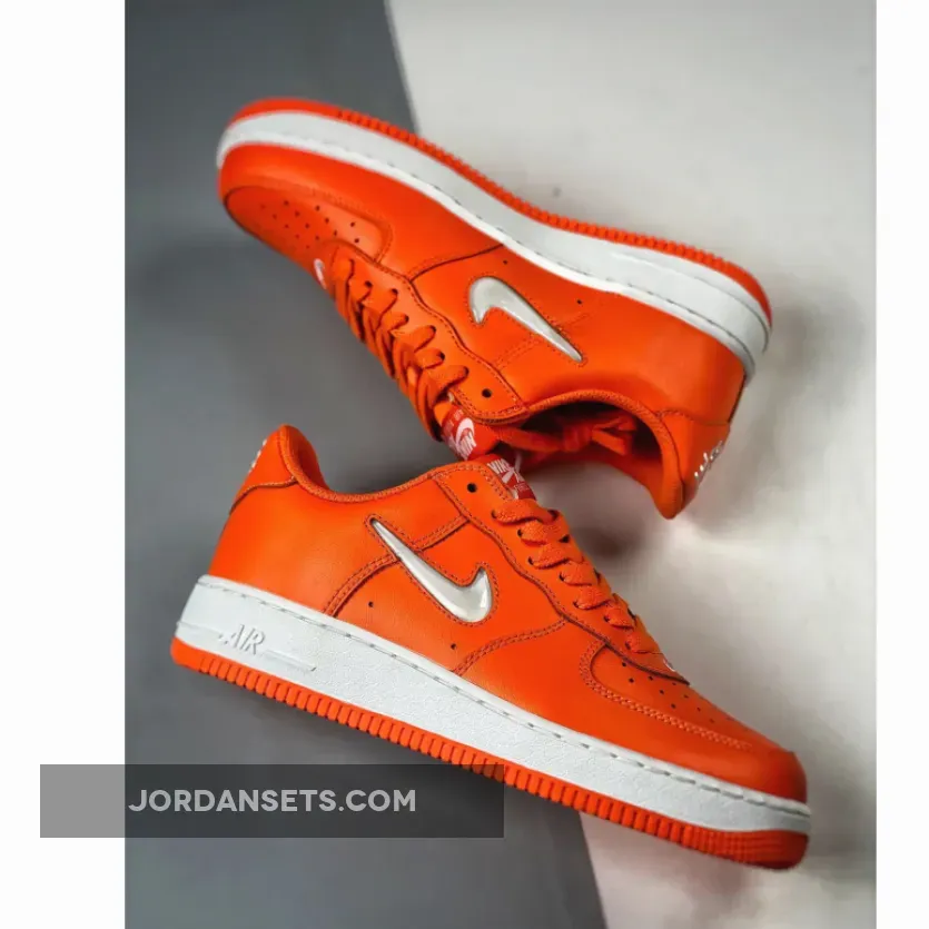 Nike Air Force 1 Low "Orange Jewel" Safety Orange/White Nike Air Force 1 Low "Orange Jewel" Safety Orange/White