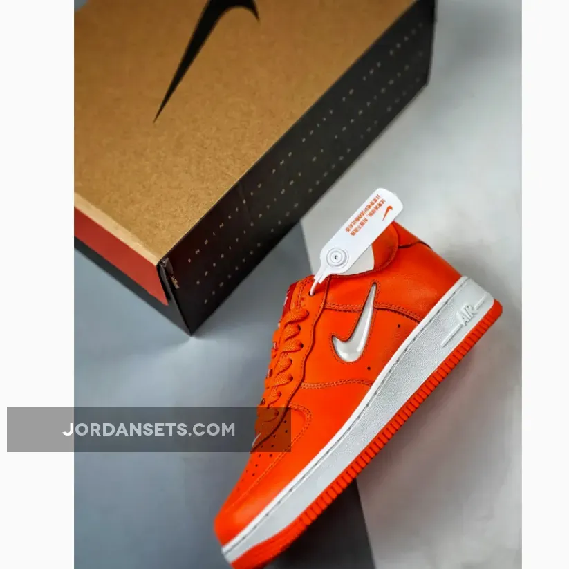 Nike Air Force 1 Low "Orange Jewel" Safety Orange/White Nike Air Force 1 Low "Orange Jewel" Safety Orange/White