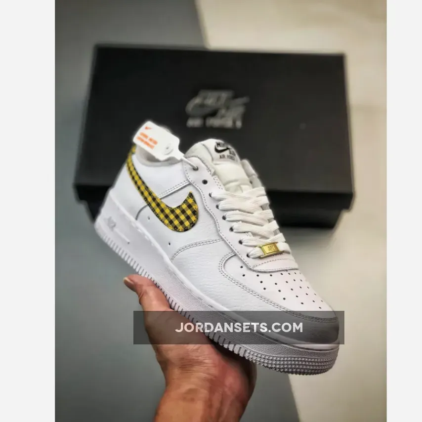 Nike Air Force 107 Low ESS Gingham Bronzine DZ2784-102