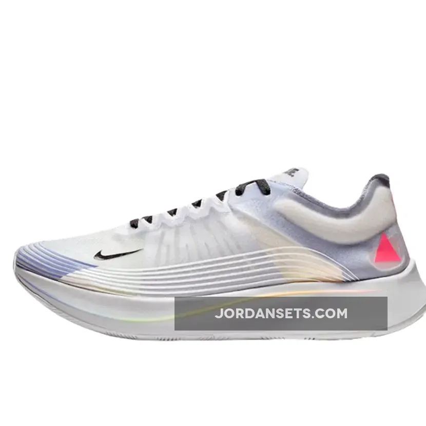Nike Zoom Fly SP 'Be True' White/Multi-Color Running Shoes AR4348-105 Restock