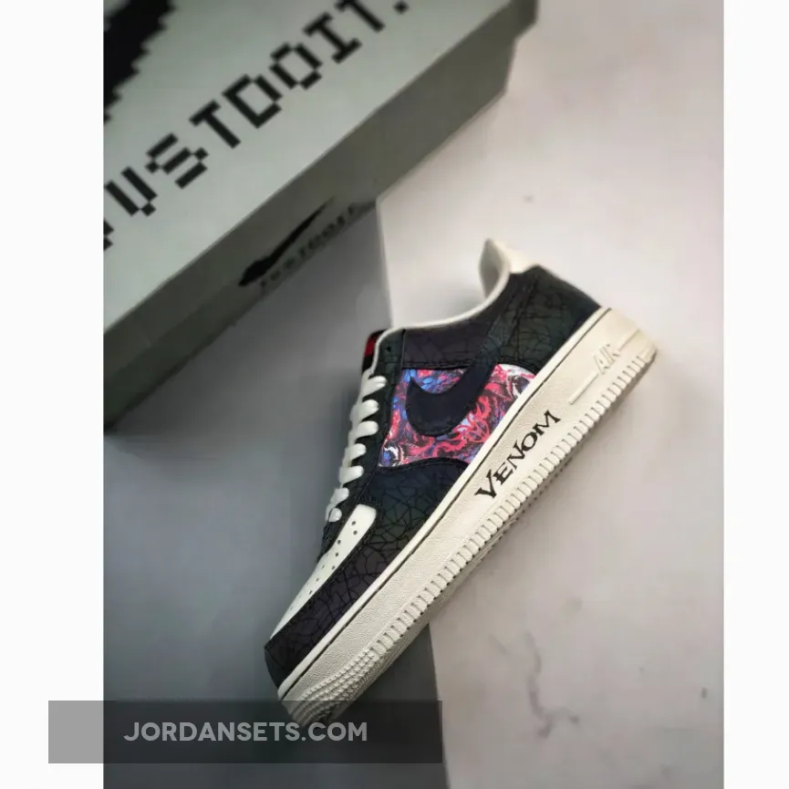 Nike Air Force 1 Low 'Venom' Black White Red Where To Buy Nike Air Force 1 Low 'Venom' Black White Red Where To Buy