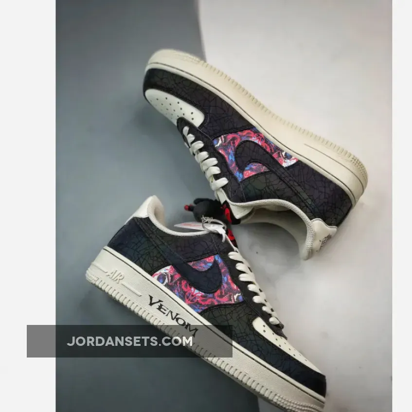 Nike Air Force 1 Low 'Venom' Black White Red Where To Buy Nike Air Force 1 Low 'Venom' Black White Red Where To Buy