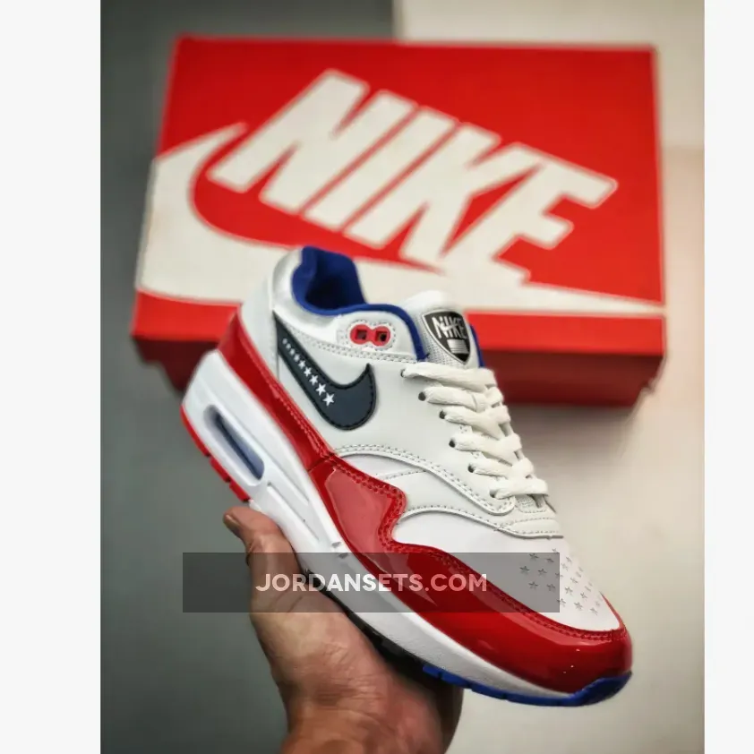 Nike Air Max 1 86 OG Golf ‘Ryder’s Cup USA’ White/Obsidian-Challenge Red