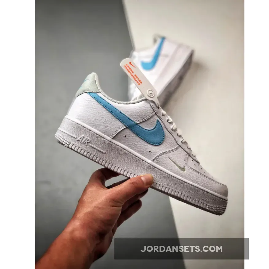 Nike Air Force 1 ‘Mini Swoosh’ White/Light Blue