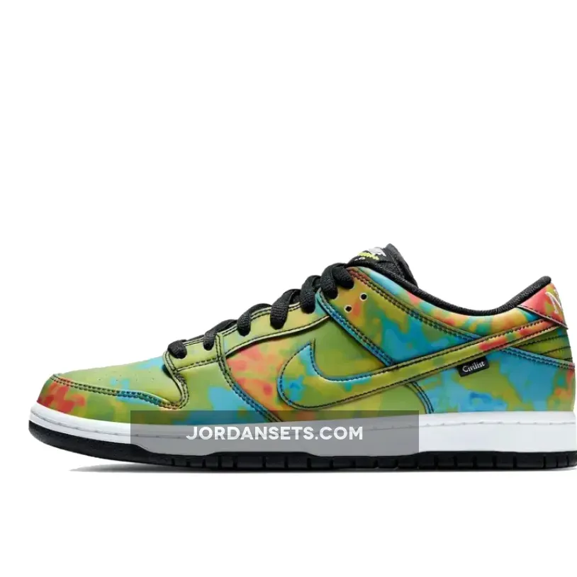 Civilist x Nike SB Dunk Low 'Thermography' Heat Activated Upper civilist dunks