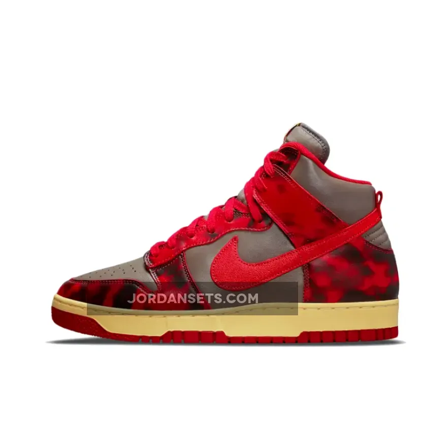 Nike Dunk High 1985 'Red Acid Wash' DD9404-600 - dunk high red acid wash