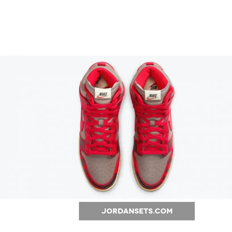 Nike Dunk High 1985 'Red Acid Wash' DD9404-600 - dunk high red acid wash