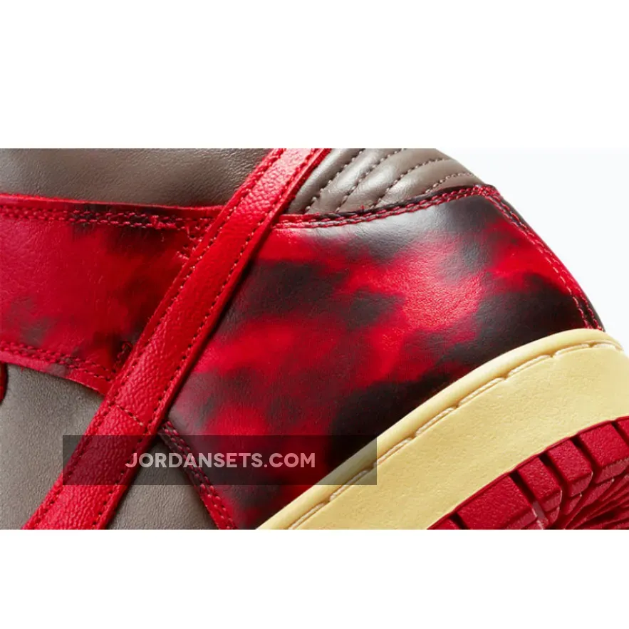 Nike Dunk High 1985 'Red Acid Wash' DD9404-600 - dunk high red acid wash